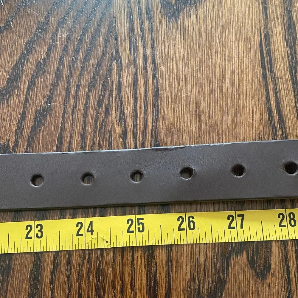 Boys brown leather belt